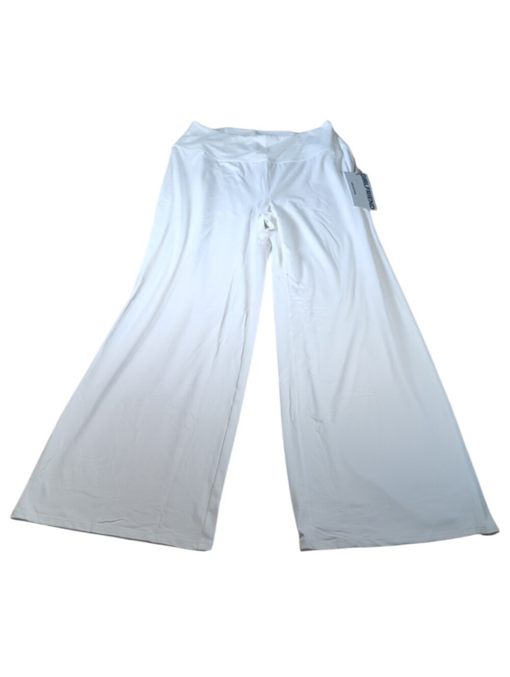 Girlfriend Collective Wide Leg Yoga Pants White Size Medium
